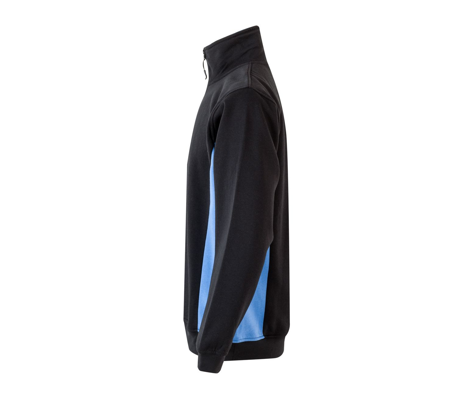 TWO-TONE HALF-ZIP SWEATSHIRT