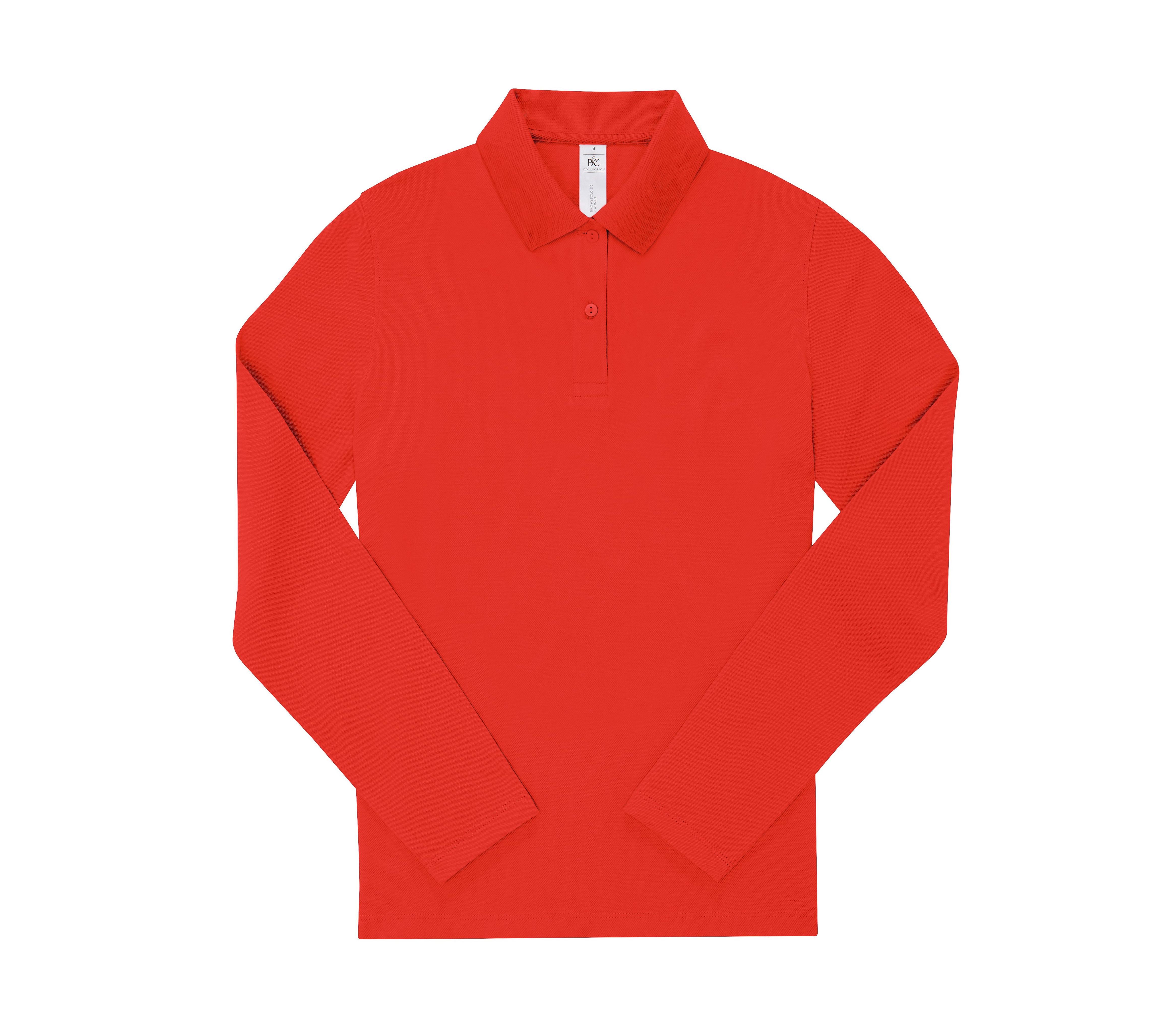 B&C MY POLO 210 LSL /WOMEN