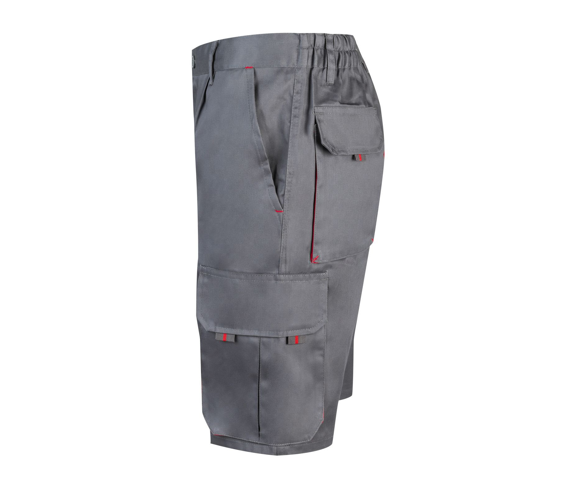 TWO-TONE MULTI-POCKET BERMUDA SHORTS
