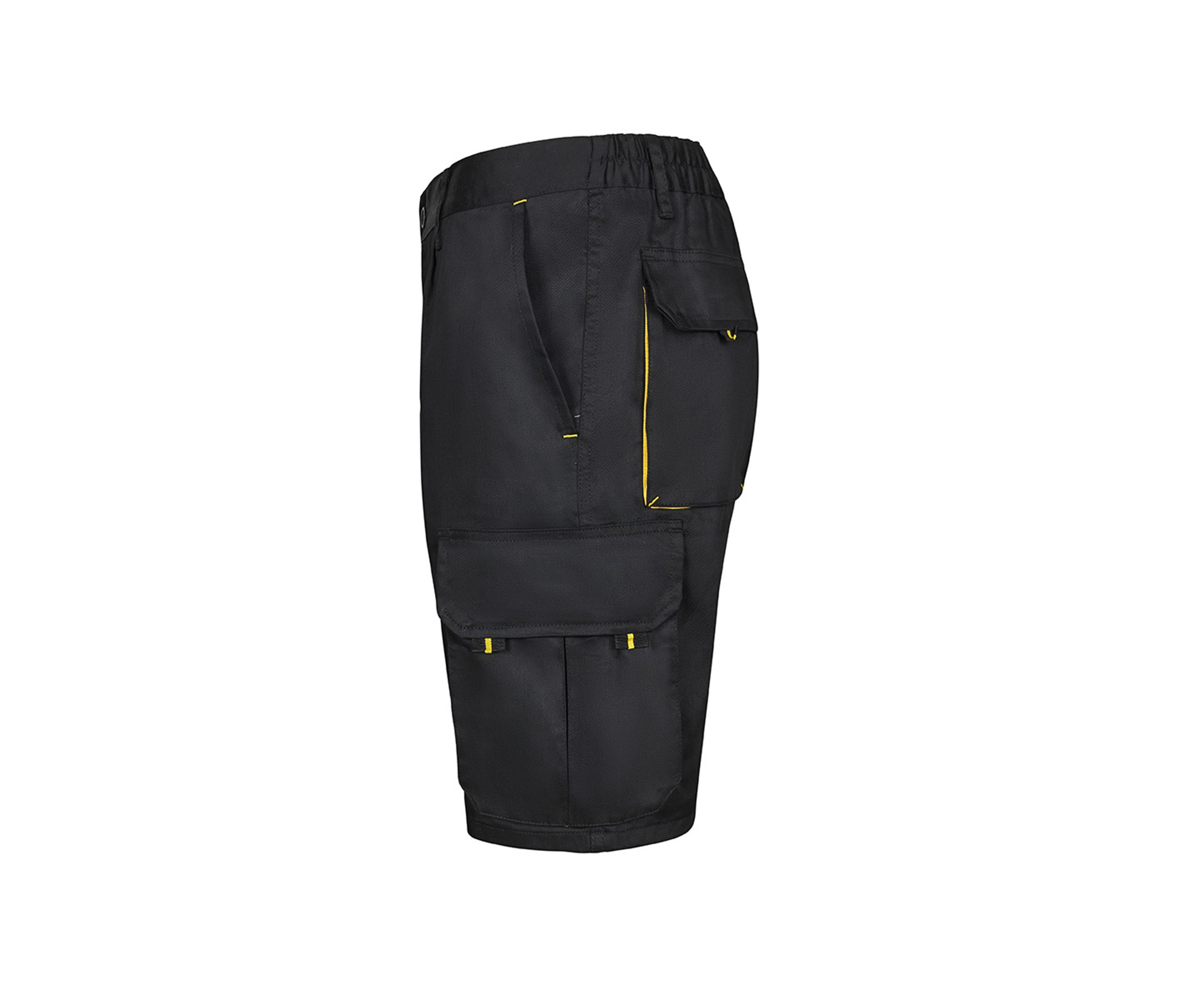 TWO-TONE MULTI-POCKET BERMUDA SHORTS