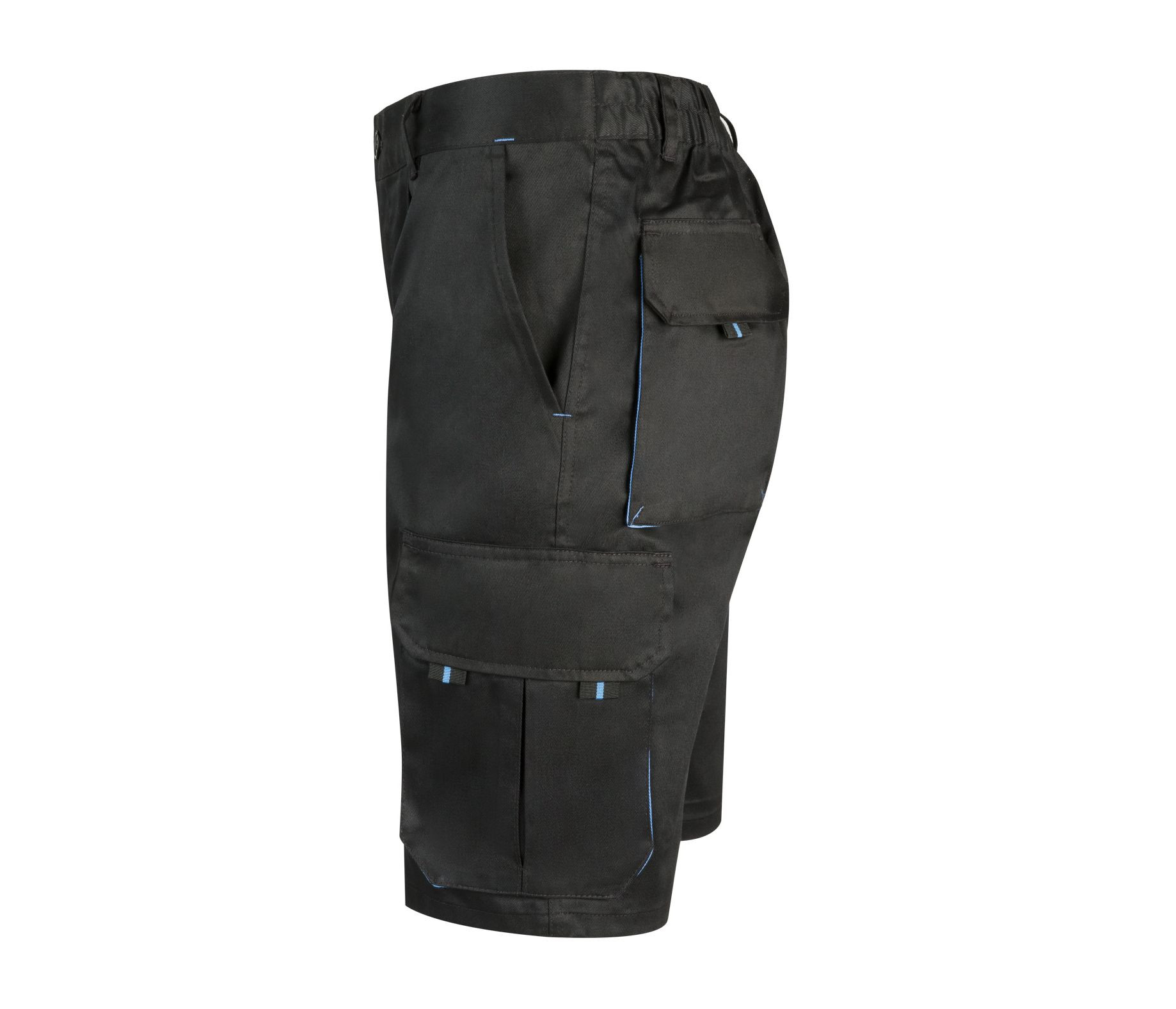 TWO-TONE MULTI-POCKET BERMUDA SHORTS