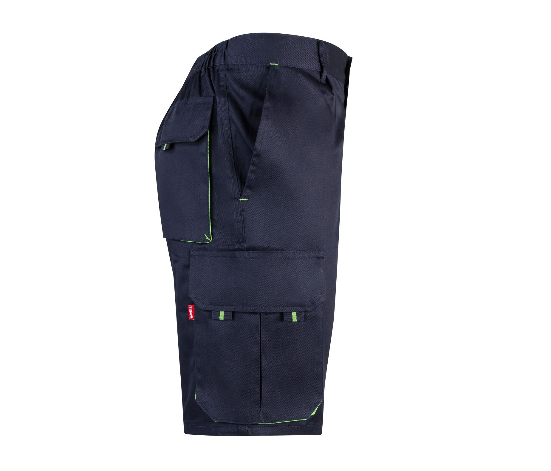TWO-TONE MULTI-POCKET BERMUDA SHORTS