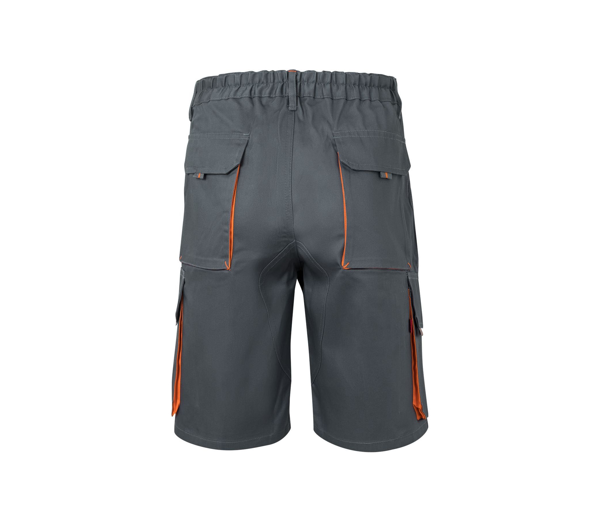 TWO-TONE MULTI-POCKET BERMUDA SHORTS