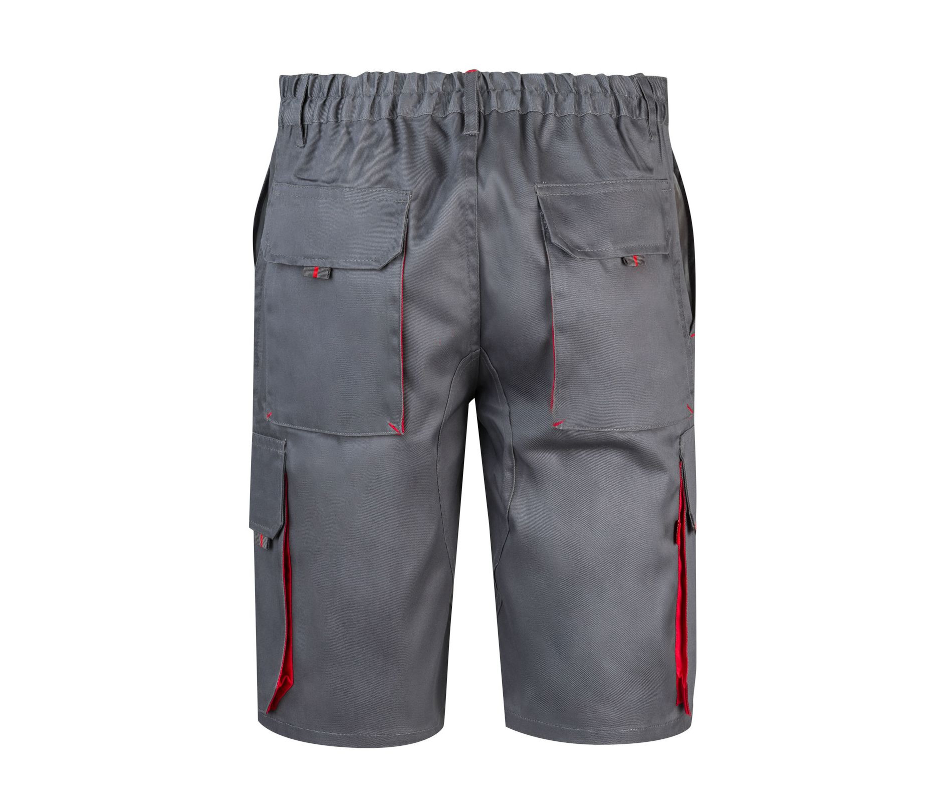 TWO-TONE MULTI-POCKET BERMUDA SHORTS