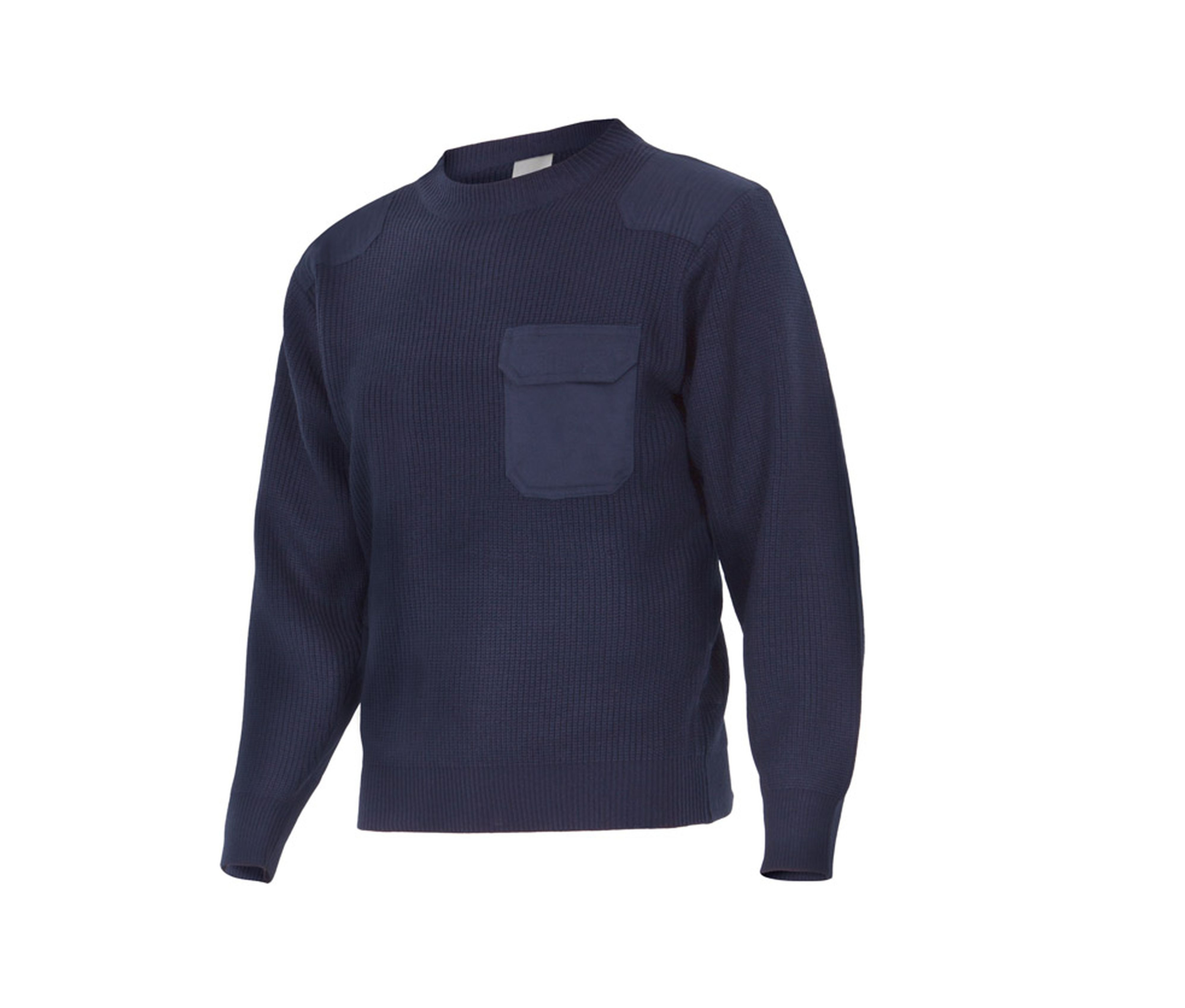 CREW NECK CHUNKY-KNIT JUMPER