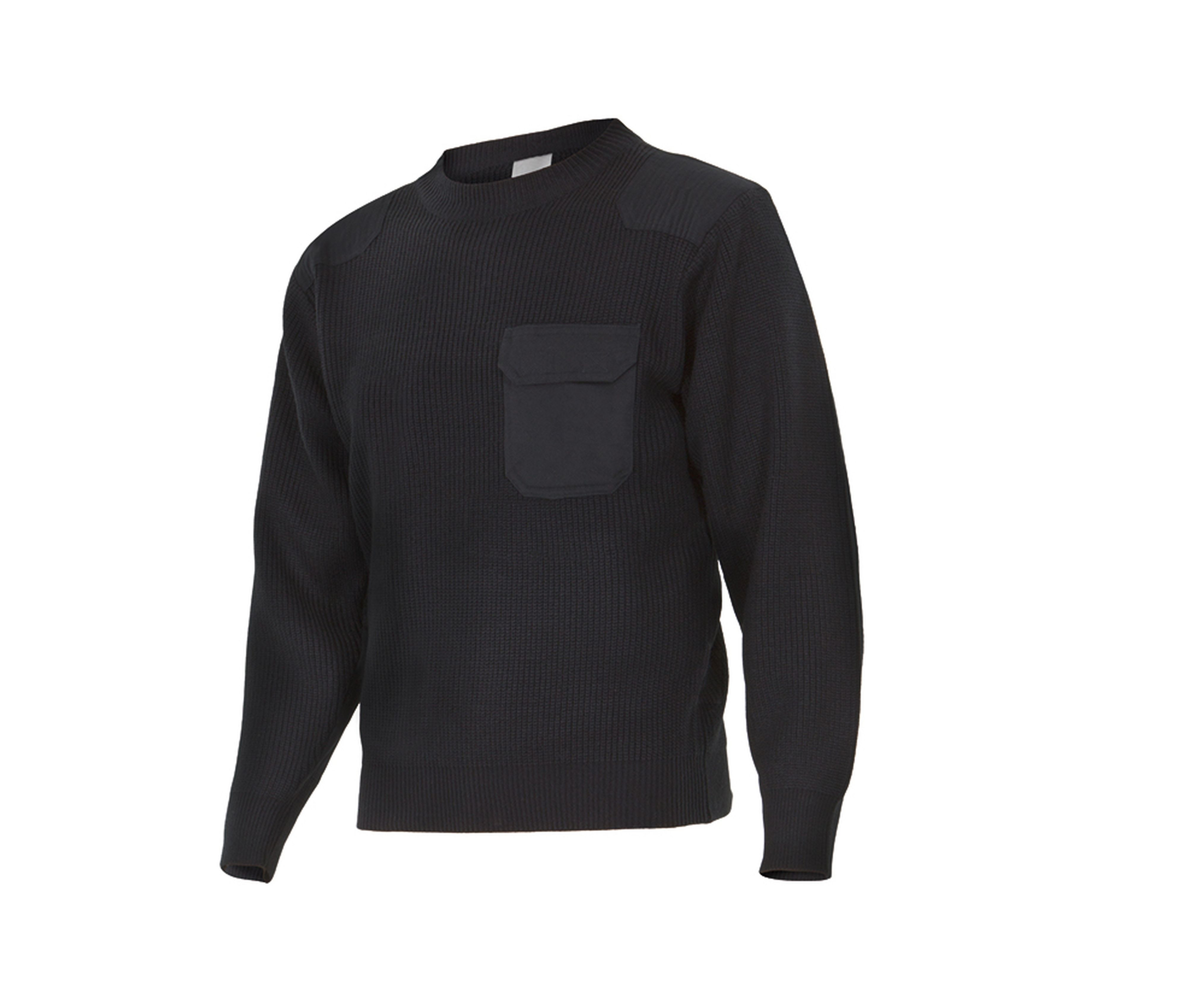 CREW NECK CHUNKY-KNIT JUMPER