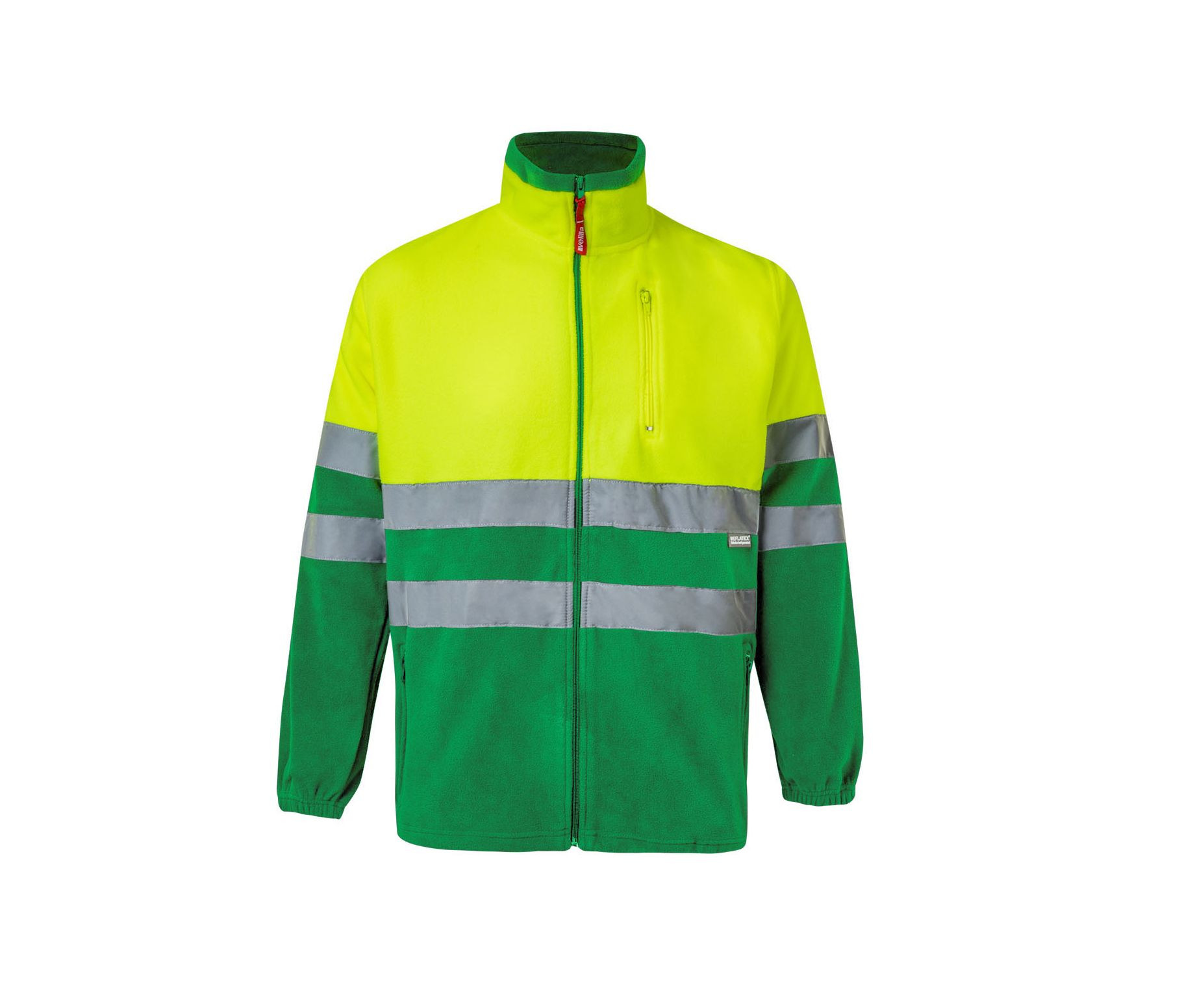 TWO-TONE HIGH VISIBILITY FLEECE JACKET