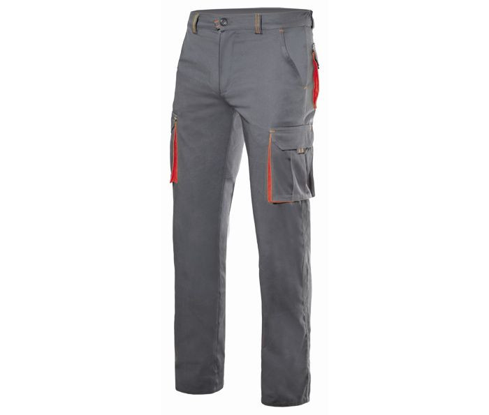 TWO-TONE STRETCH TROUSERS
