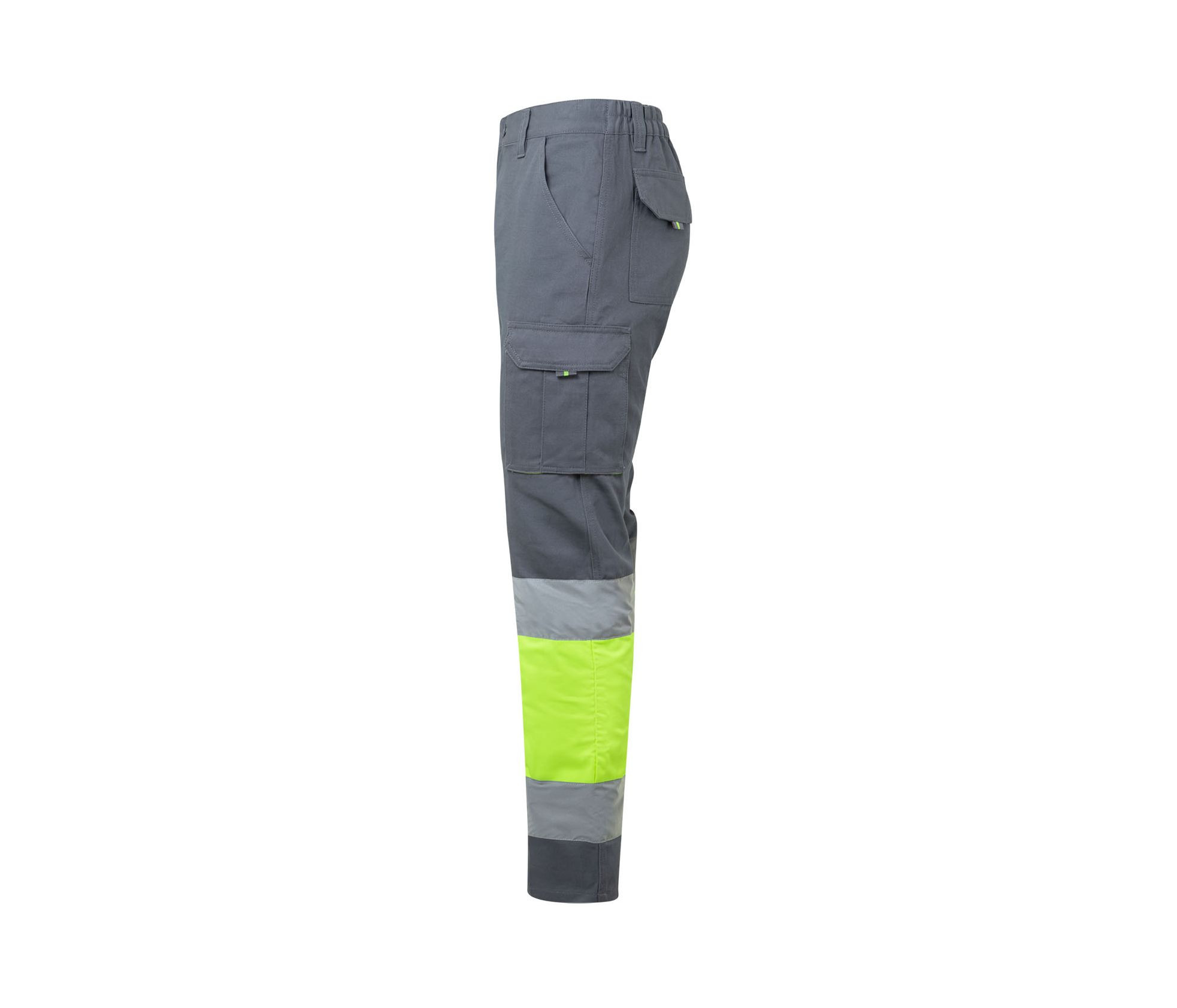 TWO-TONE HIGH VISIBILITY MULTI-POCKET TROUSERS