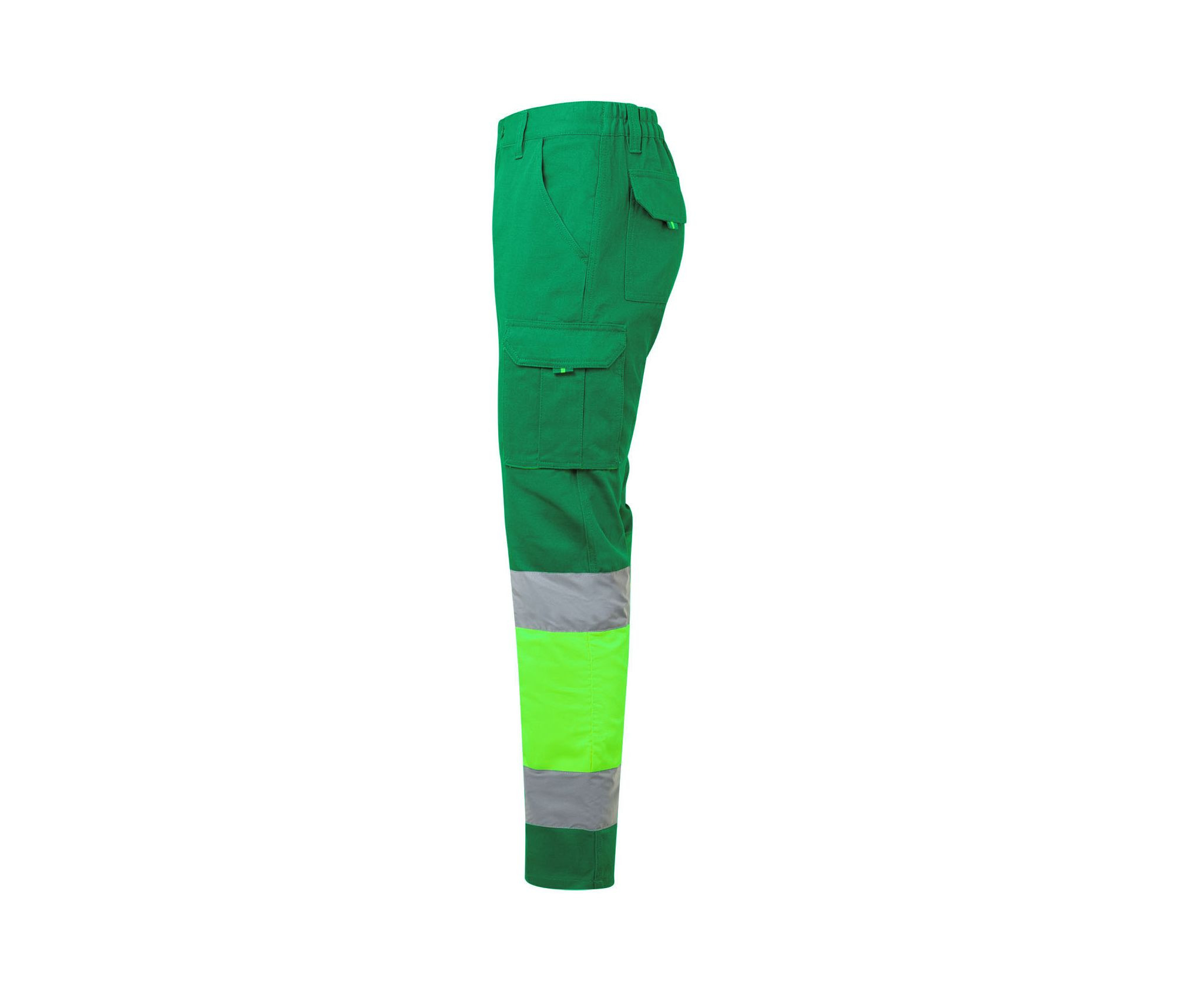 TWO-TONE HIGH VISIBILITY MULTI-POCKET TROUSERS