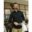 MEN'S LONG SLEEVE FITTED STRETCH SHIRT